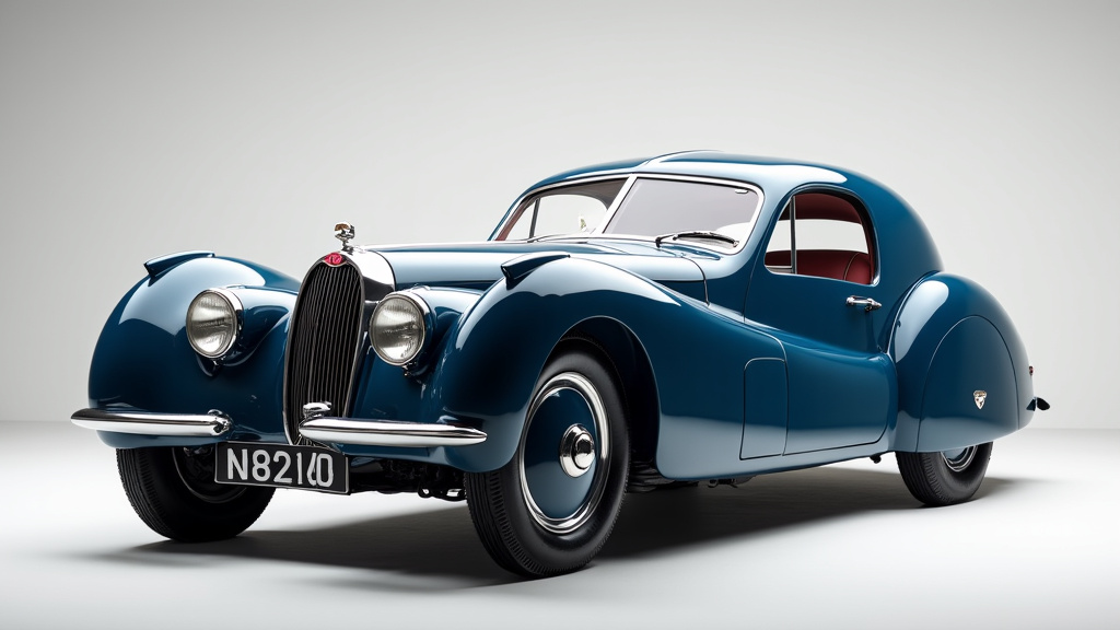 Bugatti Type 57 SC Atlantic : L'icône intemporelle de l'élégance automobile