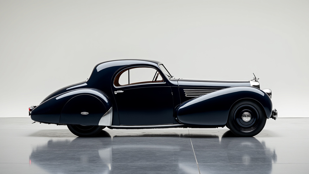 La Bugatti Type 57 SC Atlantic : L'Élégance Légendaire et son Mystère Intemporel