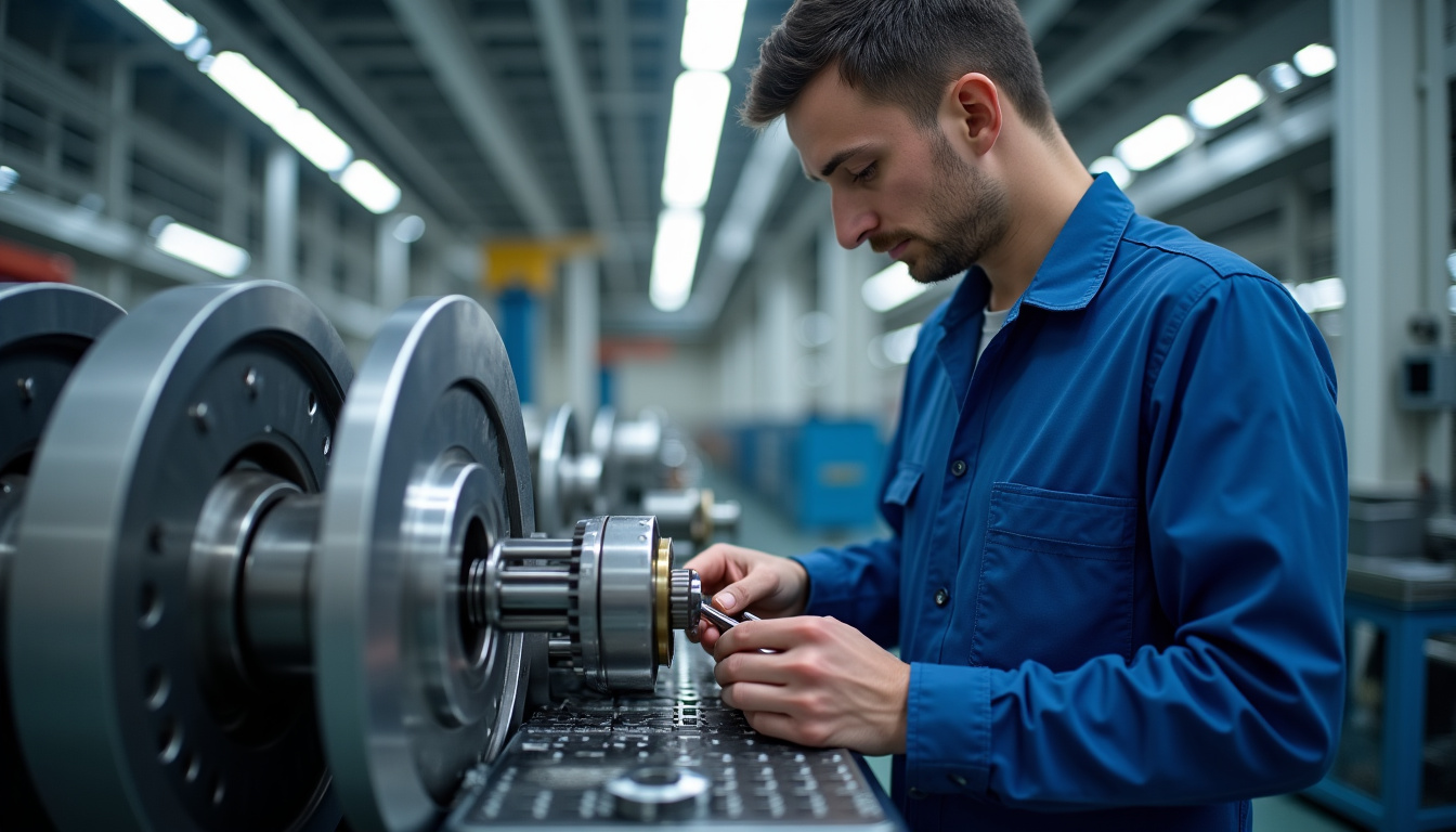 Technicien effectuant la maintenance d