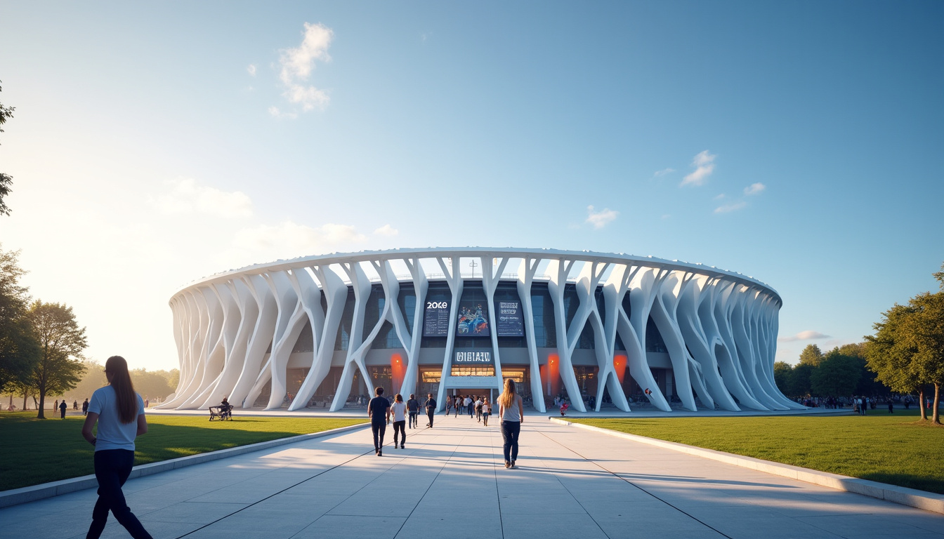 Vue extérieure du Stade de France en 2026, montrant l