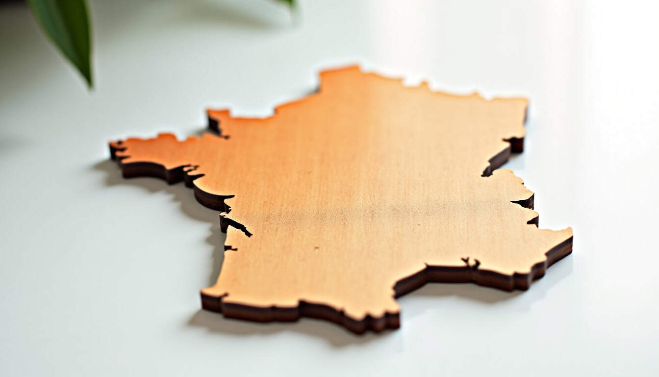 Carte de France montrant le classement des régions selon le salaire moyen net en 2026