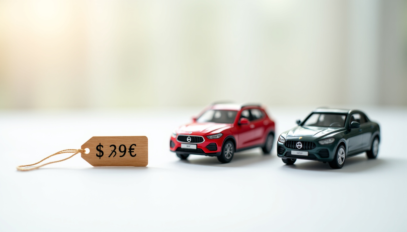 Comparaison visuelle des différentes cotes automobiles