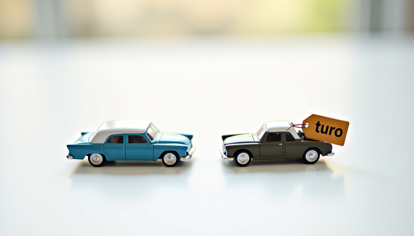 Comparaison visuelle des tarifs Turo vs agences traditionnelles en 2026