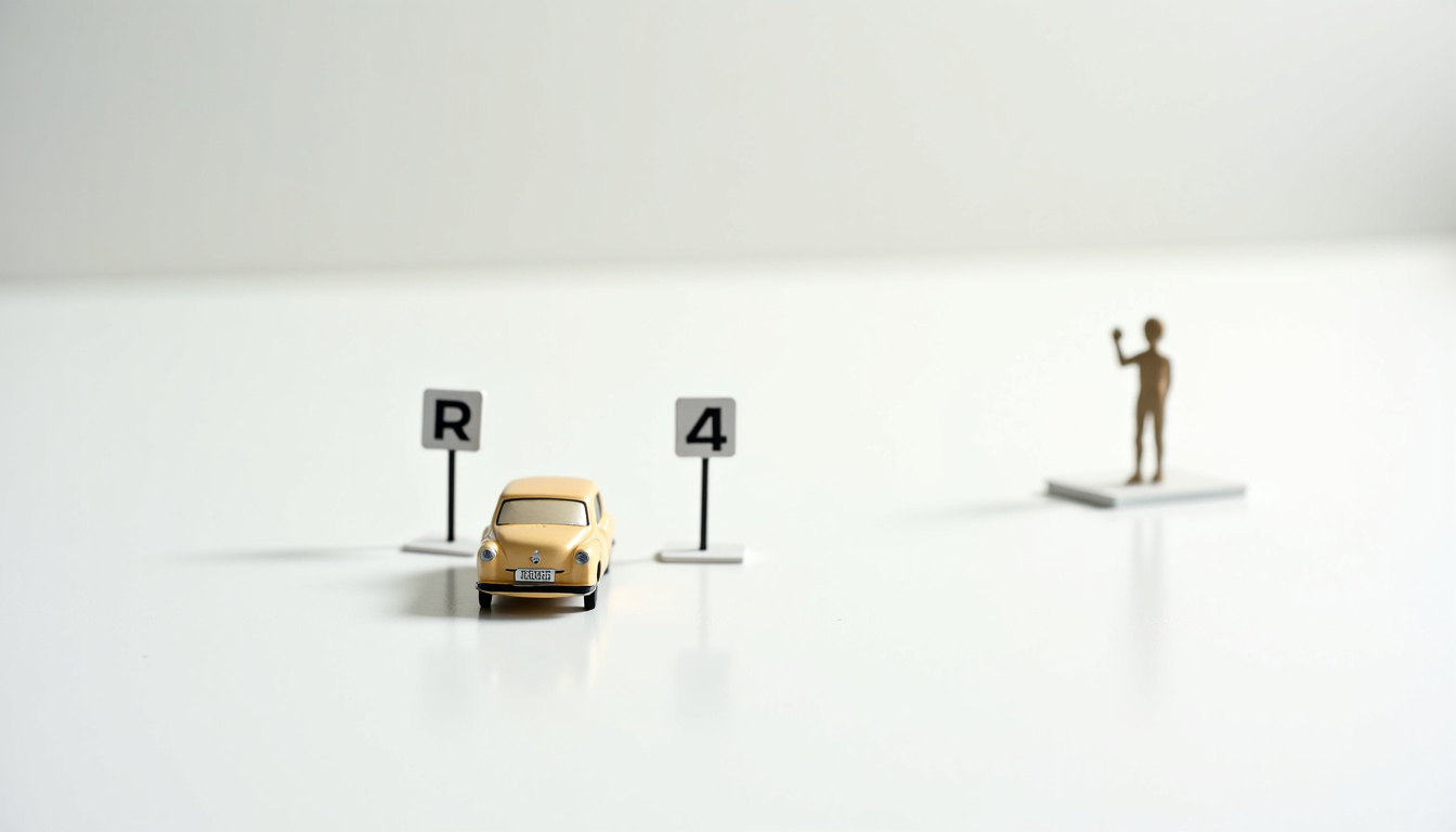 Illustration des règles de sécurité routière: distances, signalisation, comportements