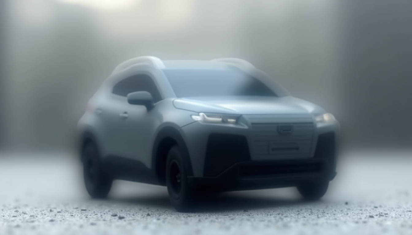 Vue extérieure de la Toyota Yaris Cross, montrant son design compact et sobre